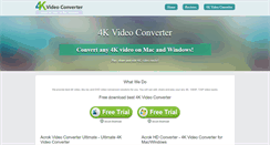 Desktop Screenshot of 4kvideoconverter.net